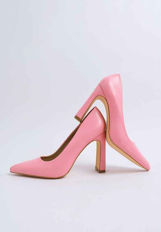 Shacarri Faux Leather Pumps