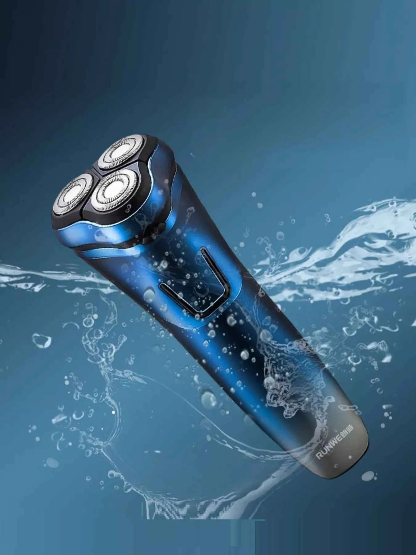 Waterproof Rotary Electric Shaver