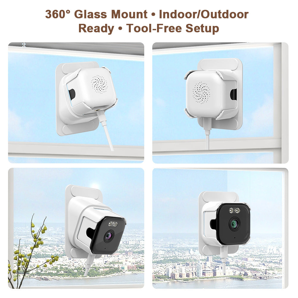 HD Wireless Indoor WiFi 2K Window Camera - 5G Dual-band Black Light Surveillance
