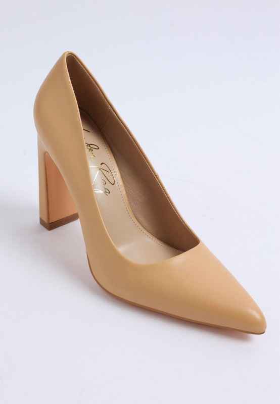 Shacarri Faux Leather Pumps