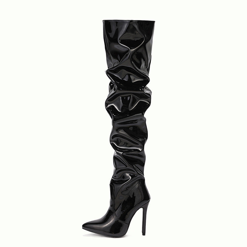 Women's Knee High Boots - Super High Heel Party Shoes - Fashions Envy