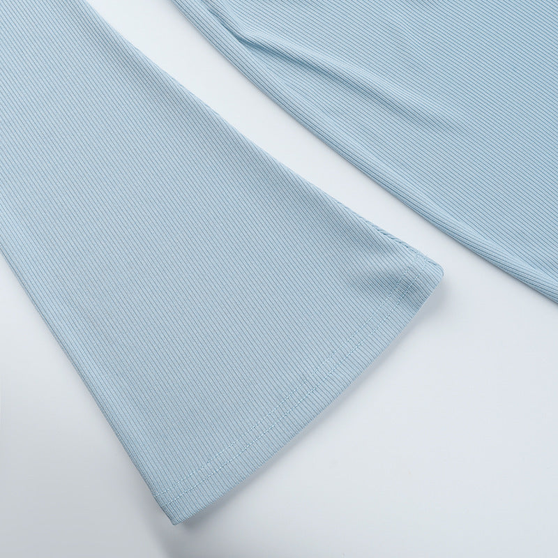 Pants Set - Long Sleeve Two-Piece Outfit