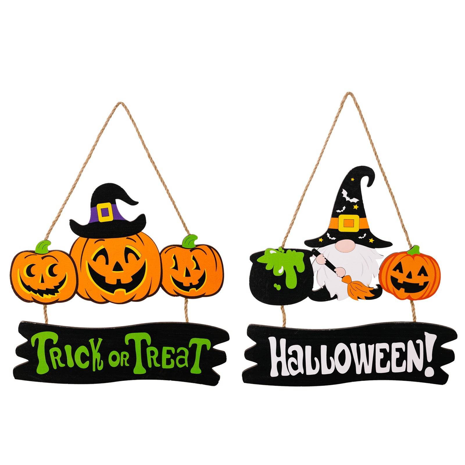 HALLOWEEN TRICK OR TREAT Hanging Widget - Fashions Envy
