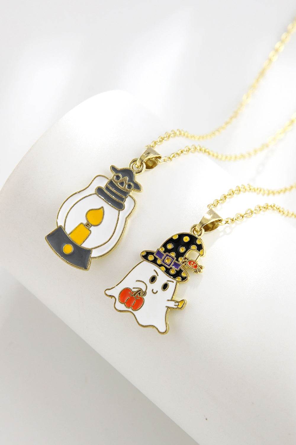 Two-Piece Halloween Theme Necklace Set - Fashions Envy