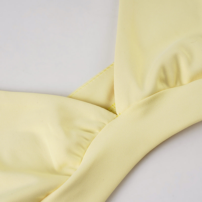 Athleisure Set - Long Sleeve Cami and Shorts