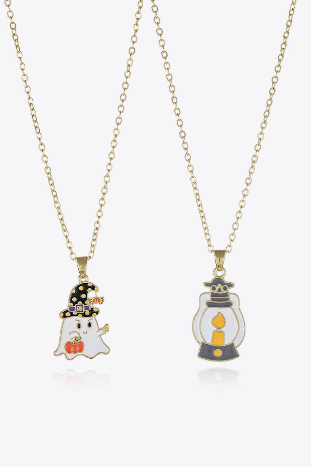 Two-Piece Halloween Theme Necklace Set - Fashions Envy