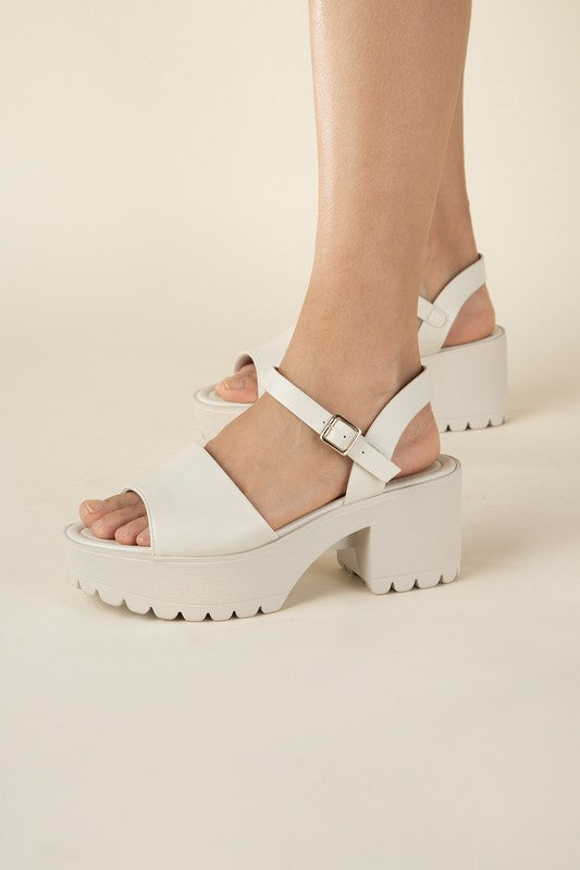 Ankle Strap Platform 2.8" Heel Sandals