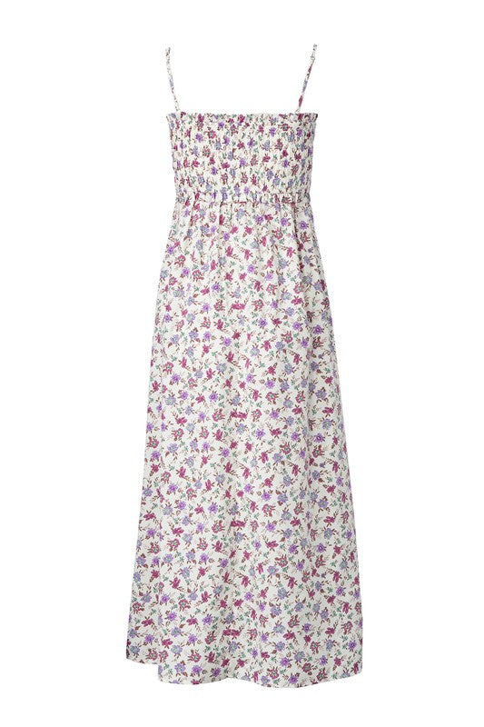 Sleeveless Smocked Cami Maxi Dress