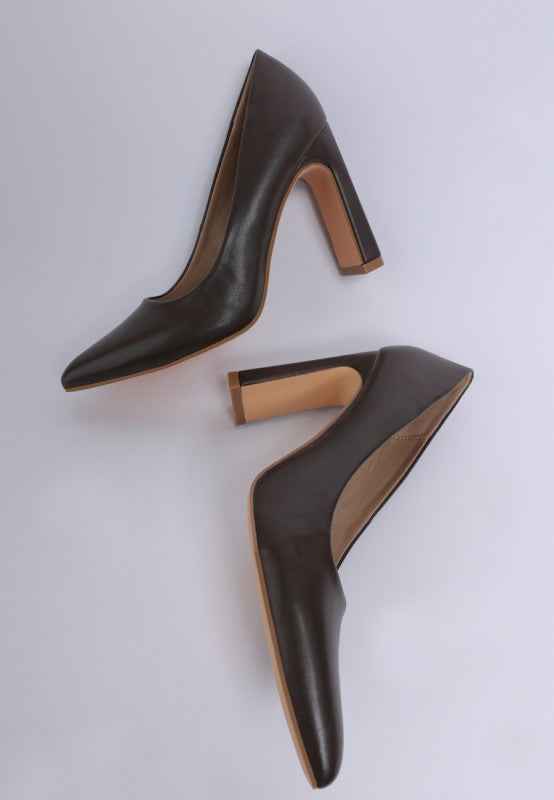 Shacarri Faux Leather Pumps