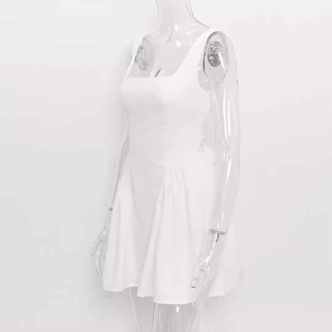 Halter Mini Dress - Butterfly Bow Back Romantic Style
