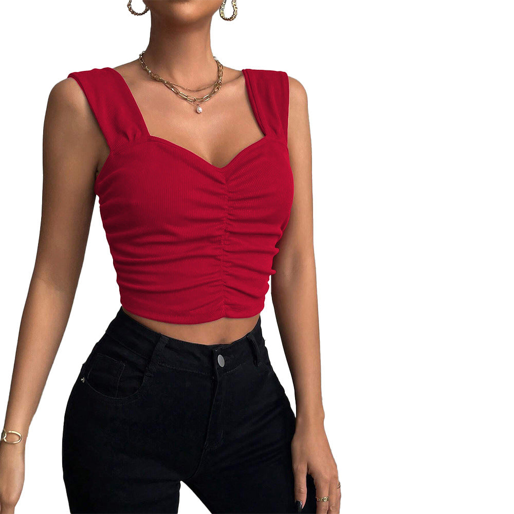 European and American summer new fashion temperament suspender vest top women