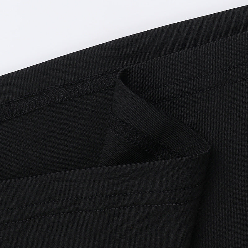 Bodycon Maxi Dress - Halter Diamond Embellished Slim Fit