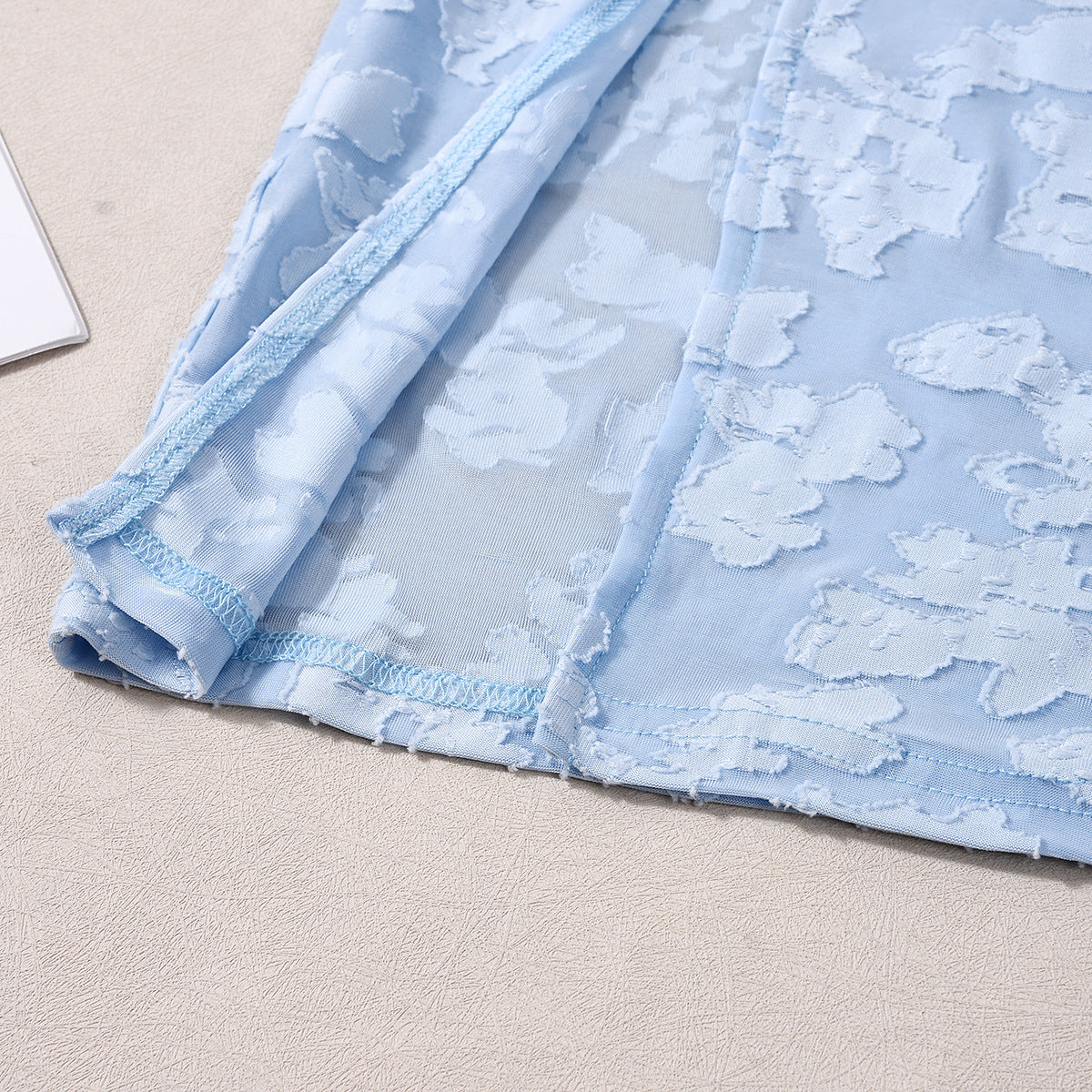 Strapless Backless Maxi Dress - Burnt Floral Blue - Fashions Envy