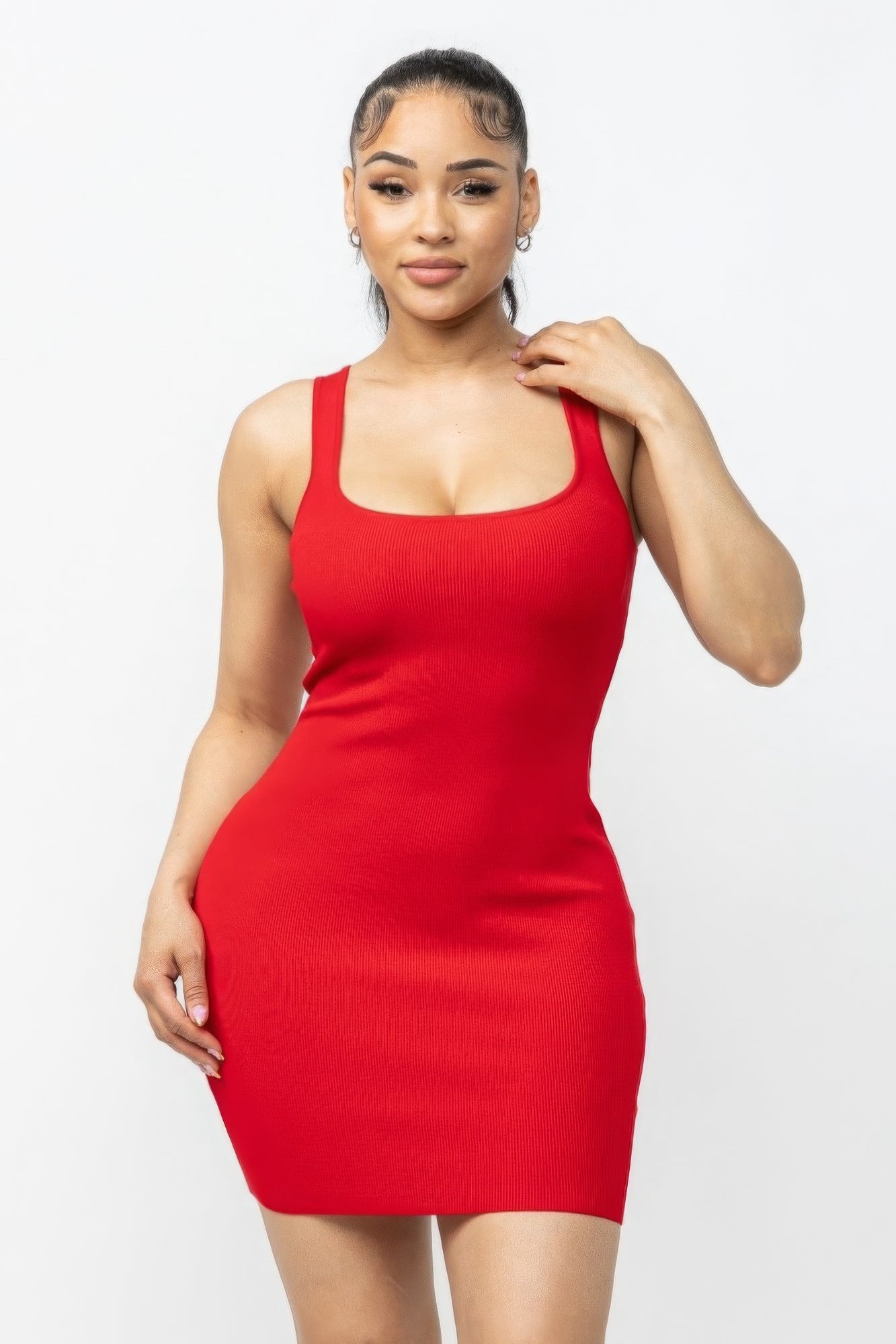 Chic Bodycon Sleeveless Mini Dress