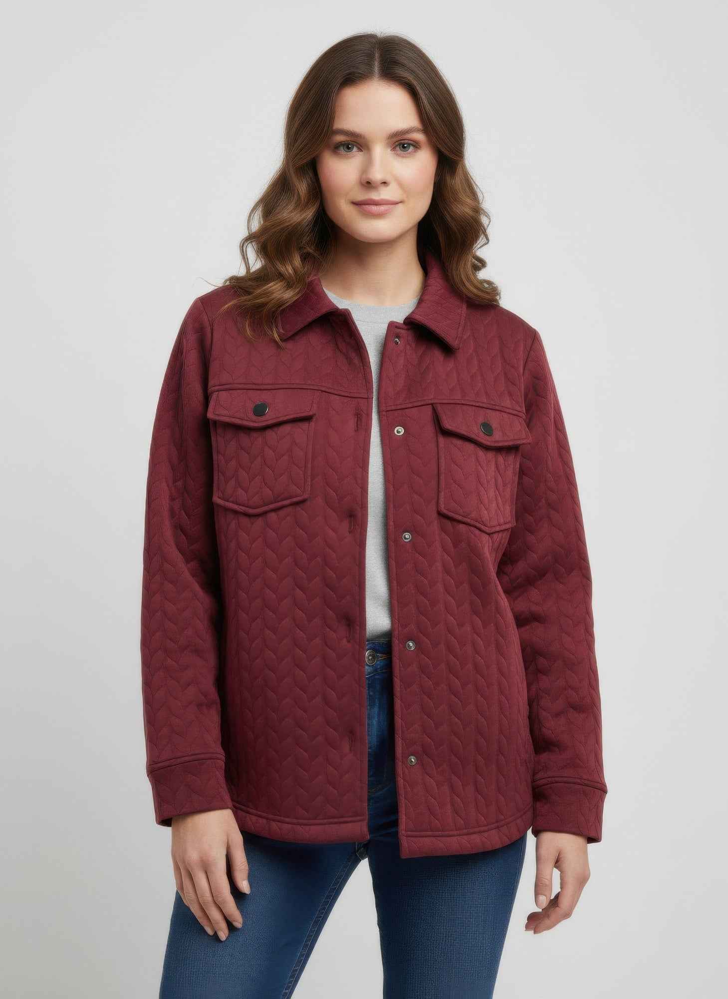 Onque Casual Textured Jacket