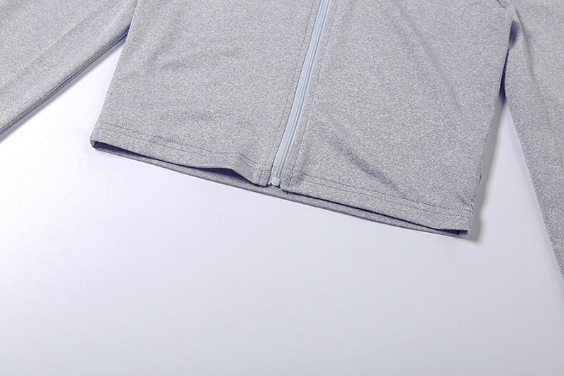 Gray Hoodie Shorts Set - Casual Two-Piece Outfit