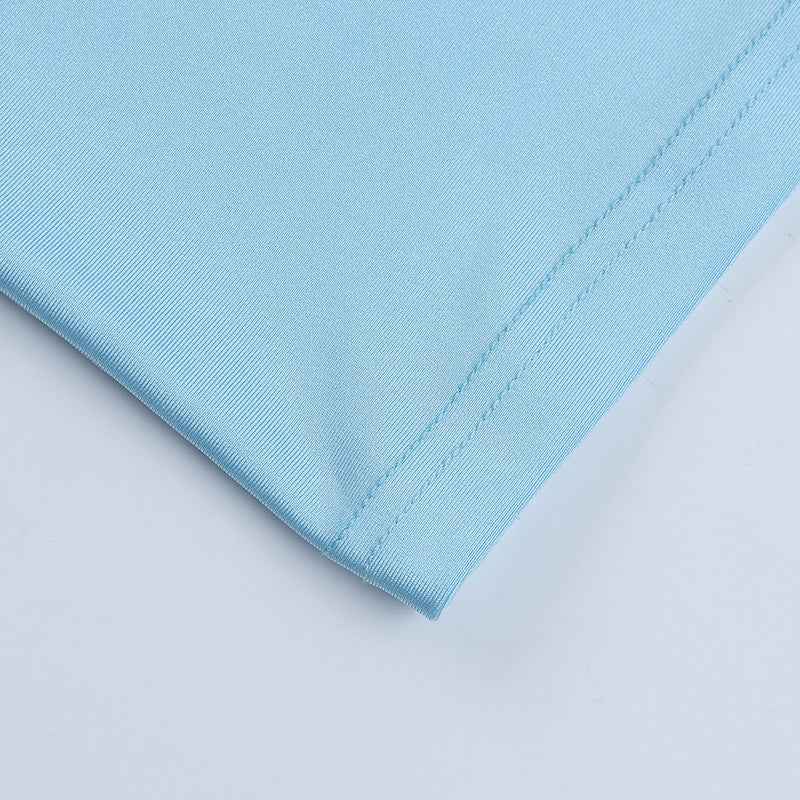 Deep V-neck Mini Dress - Hip Hugging Long Sleeve