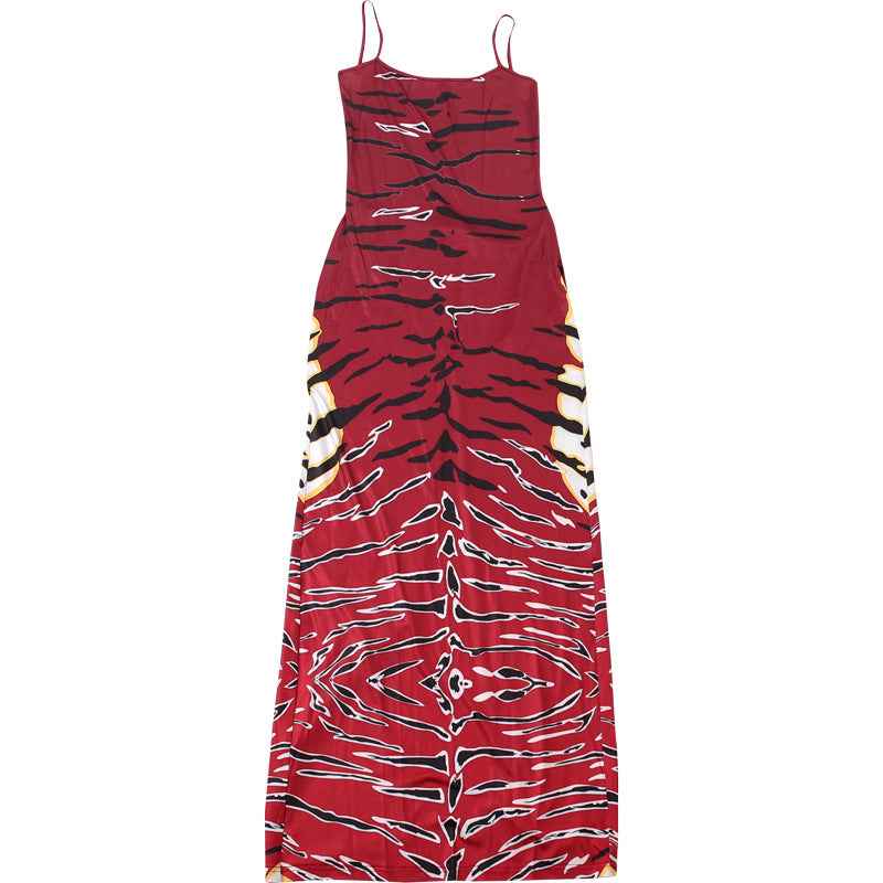 Sexy Backless Bodycon Dress - Sleeveless Low Neck