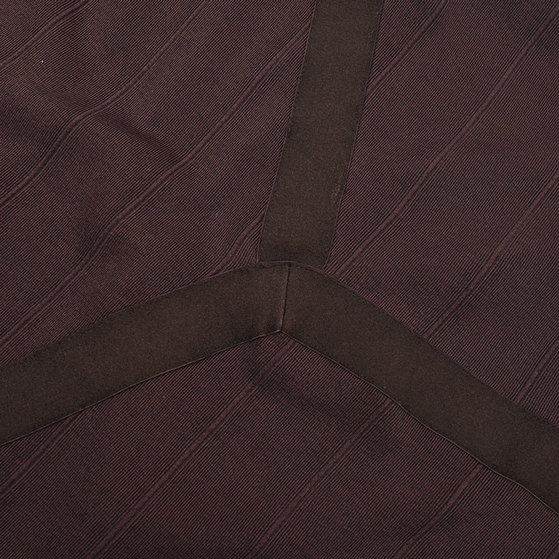 Halter Knit Dress - Ribbed Bodycon Tie Neck Mini - Fashions Envy