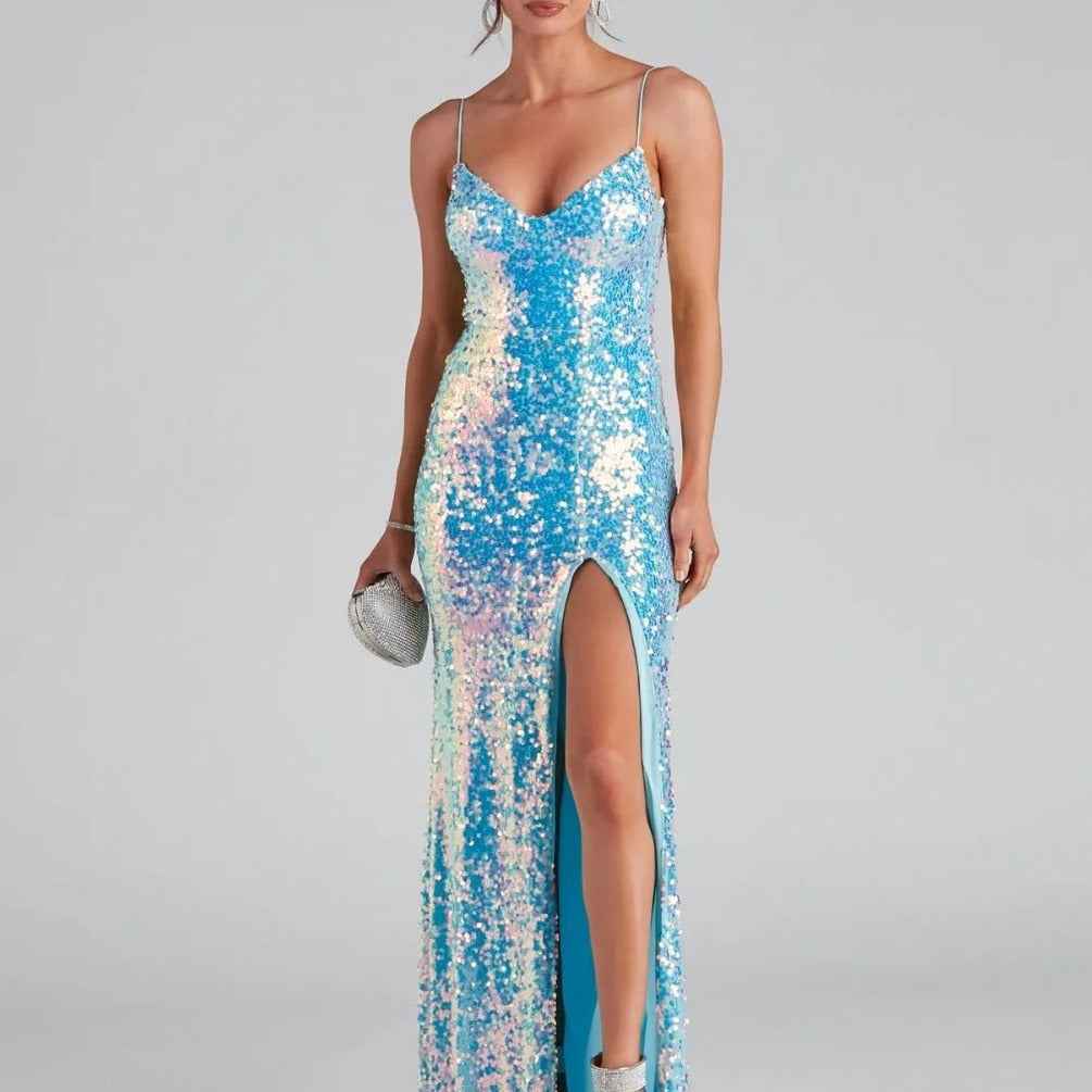 Split camisole women's dress