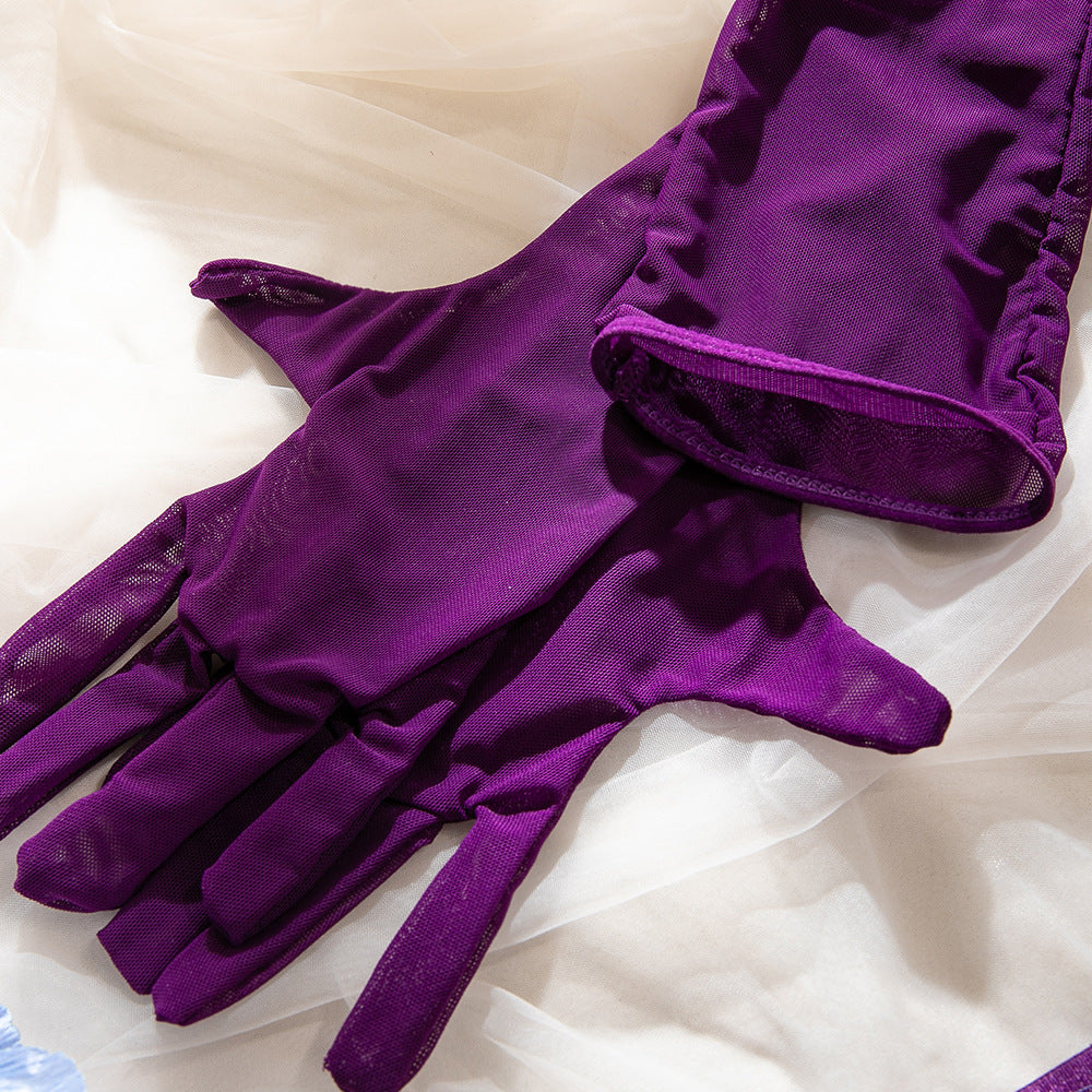 Lace Bodysuit Set - Gloves & Stockings Included