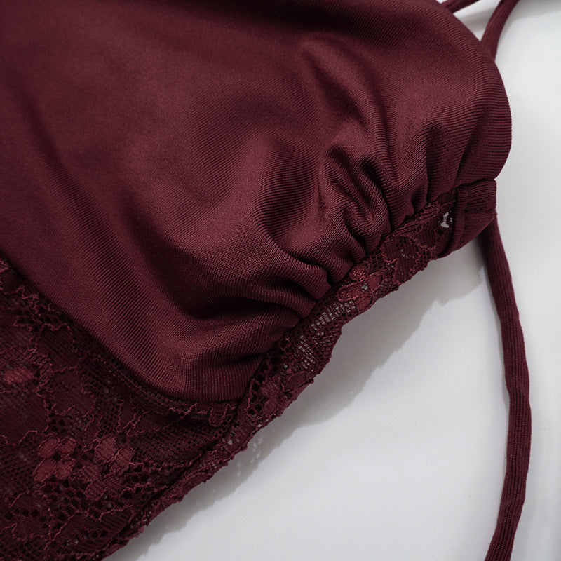 Lace Suspender Gown - Elegant Evening Style