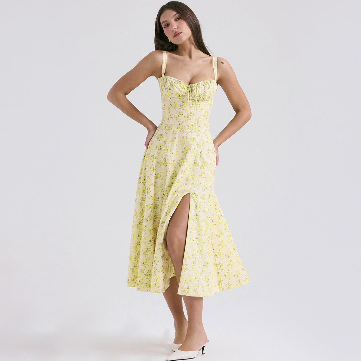 Backless Sundress - Camisole Midi Vacation
