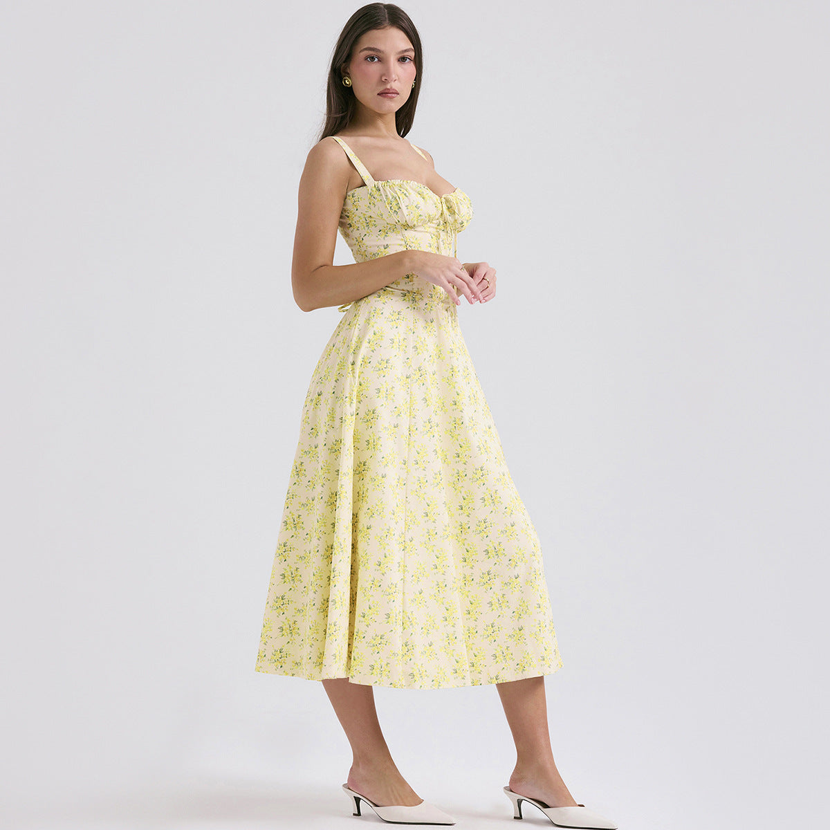 Backless Sundress - Camisole Midi Vacation