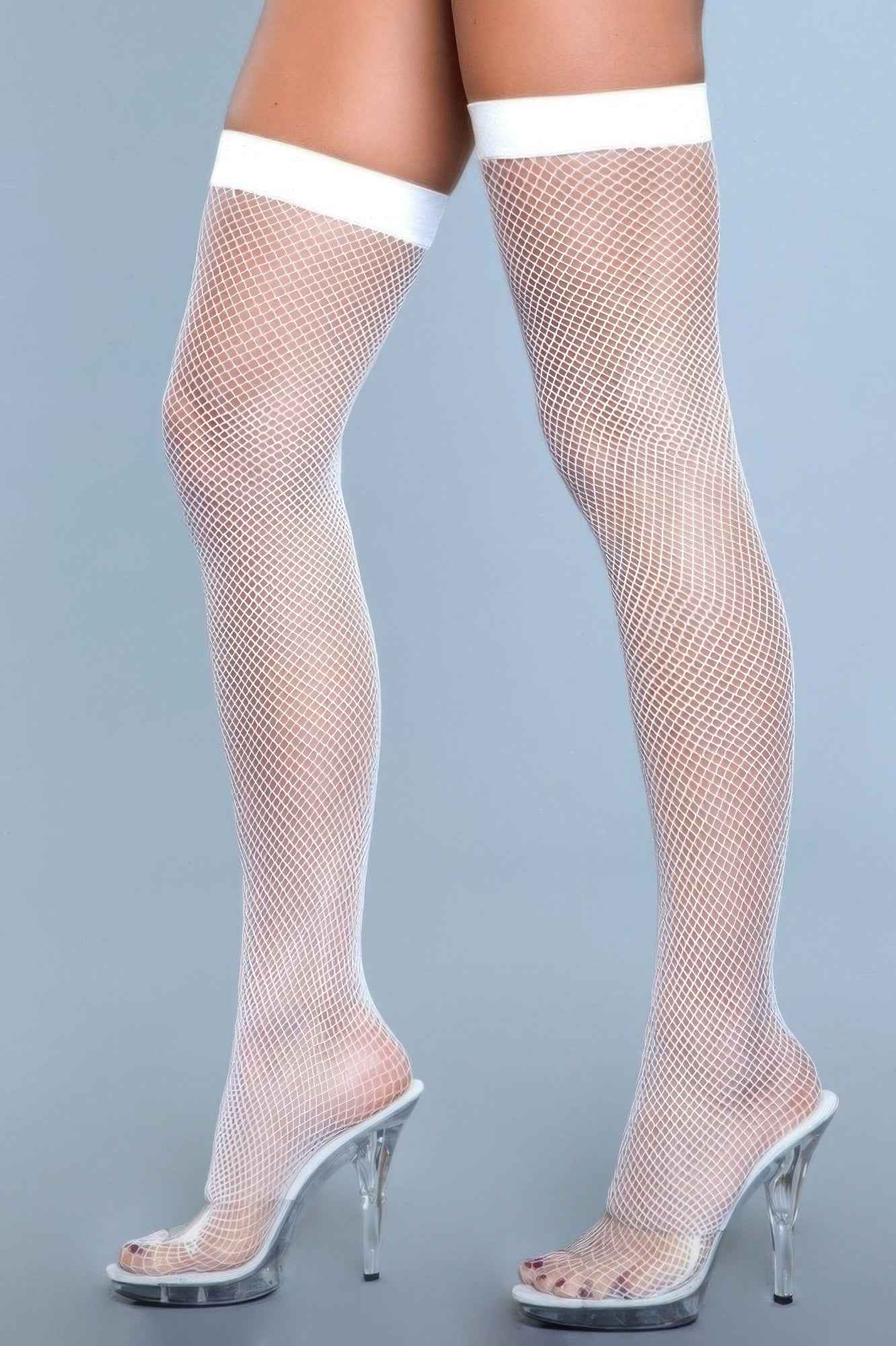 1931 Nylon Fishnet Thigh Highs