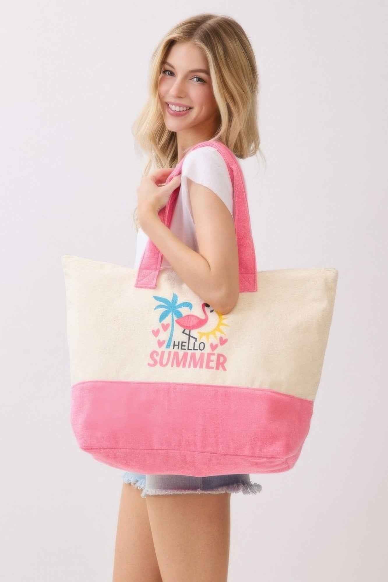 Hello Summer Terry Tote