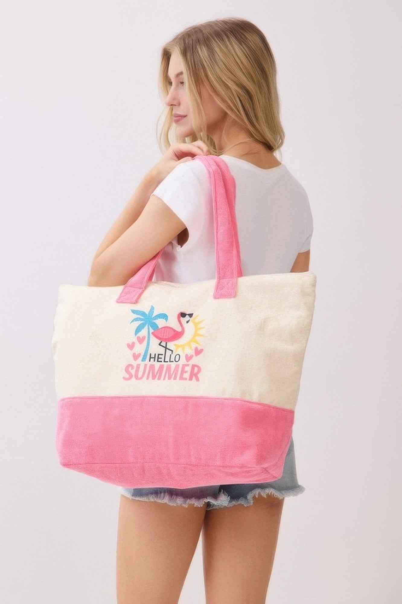 Hello Summer Terry Tote