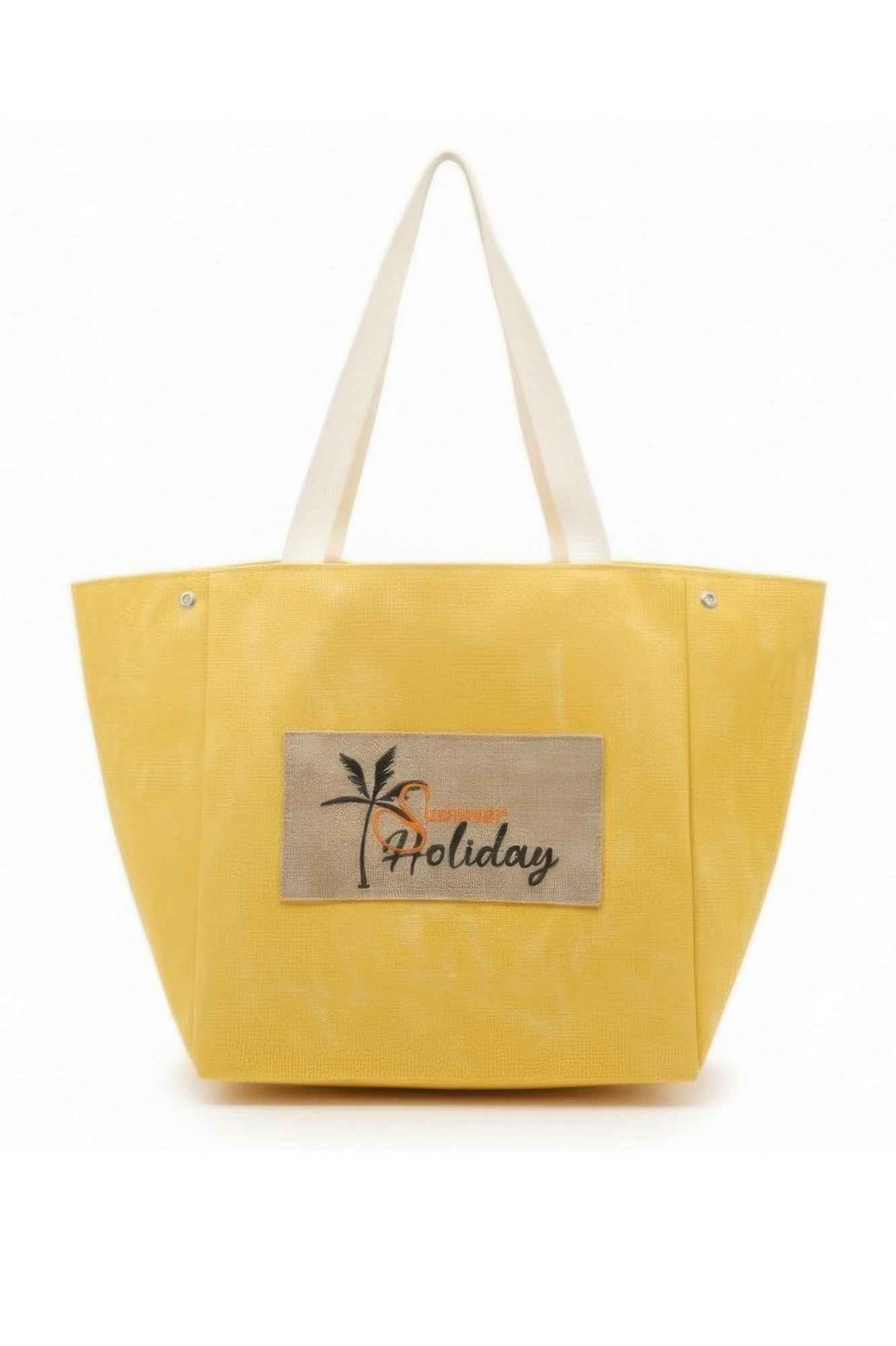 2 In 1 Shoulder & Bucket Style Vintage Canvas Tote