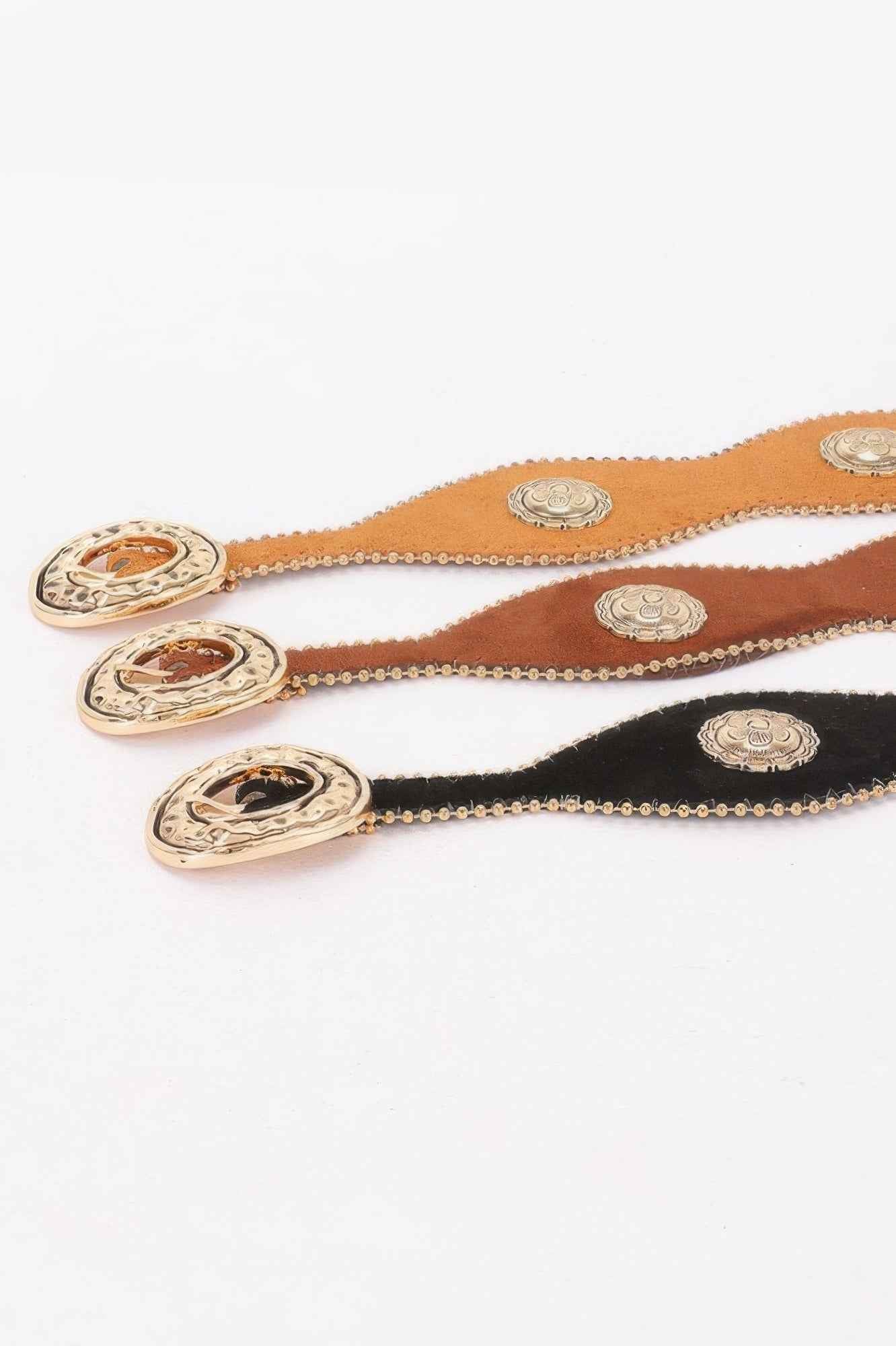 Scalloped Edge Concho Belt