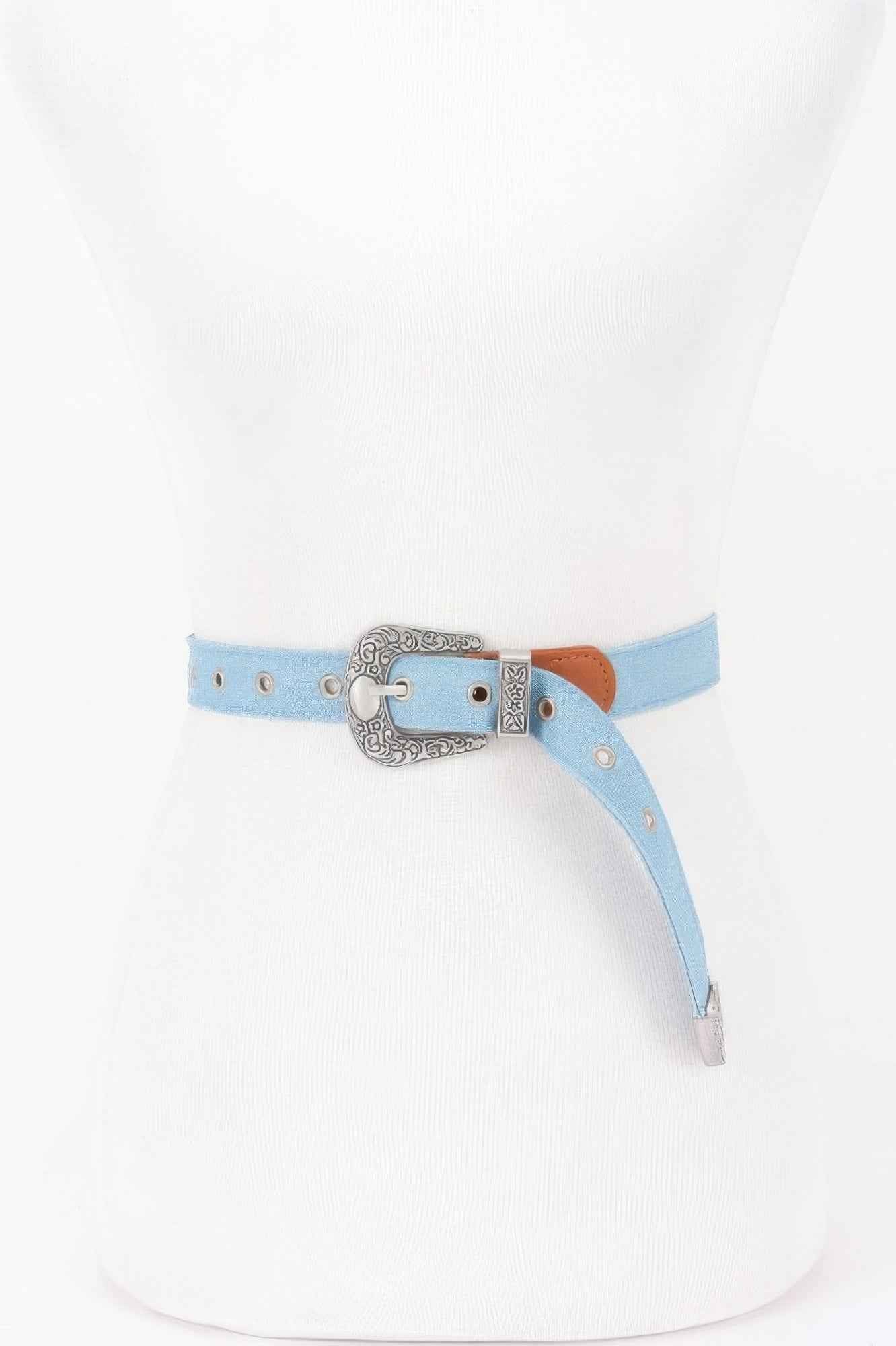 Denim Multi Metal Buckle