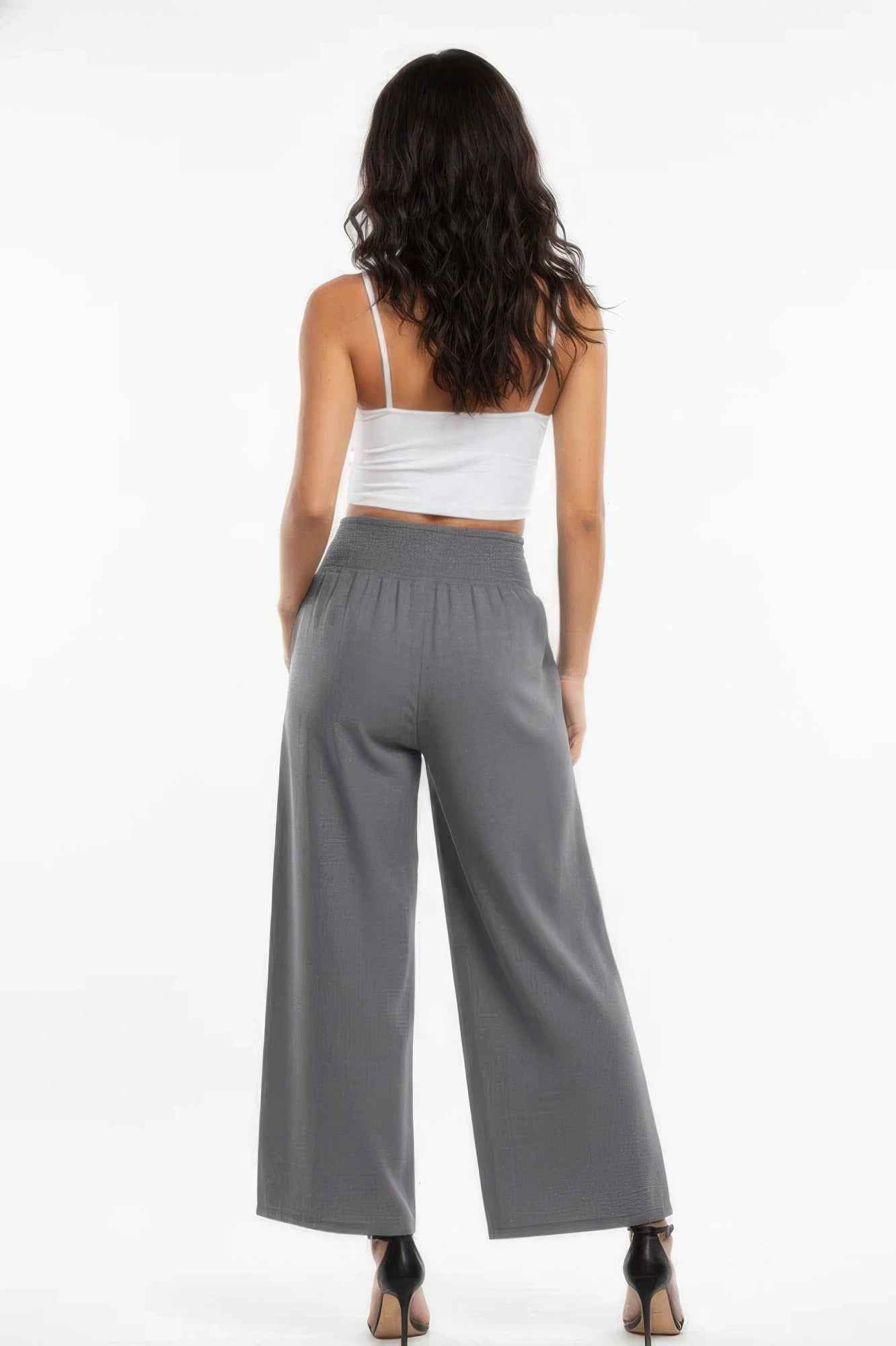 Capella Wide-leg Lounge Pants - Lightweight High-waisted