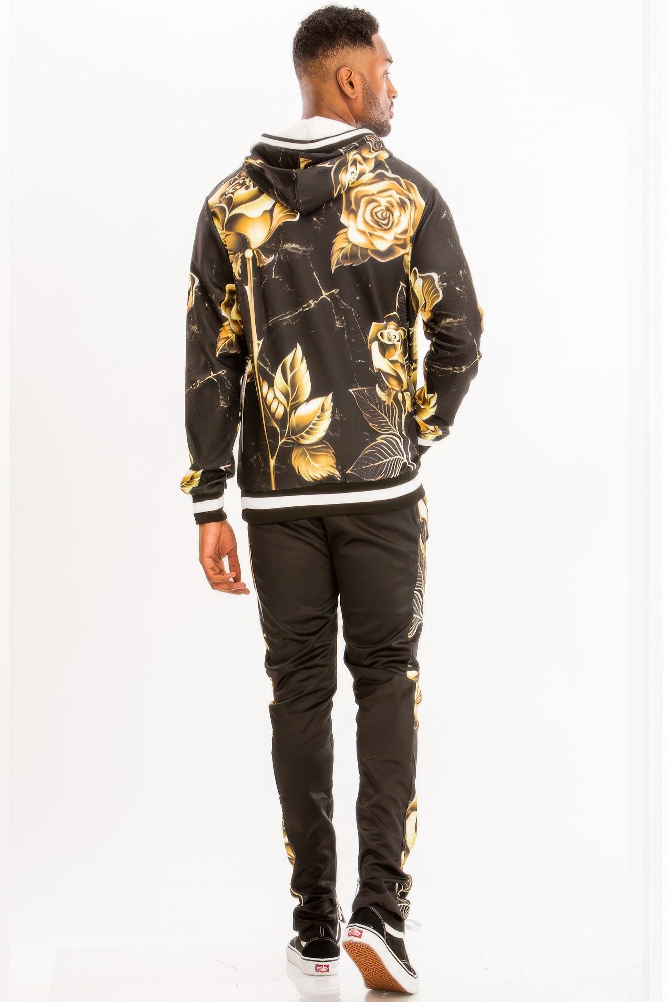 Men's Hoodie Sweatpants Set - Casual Print Design - Fashions Envy