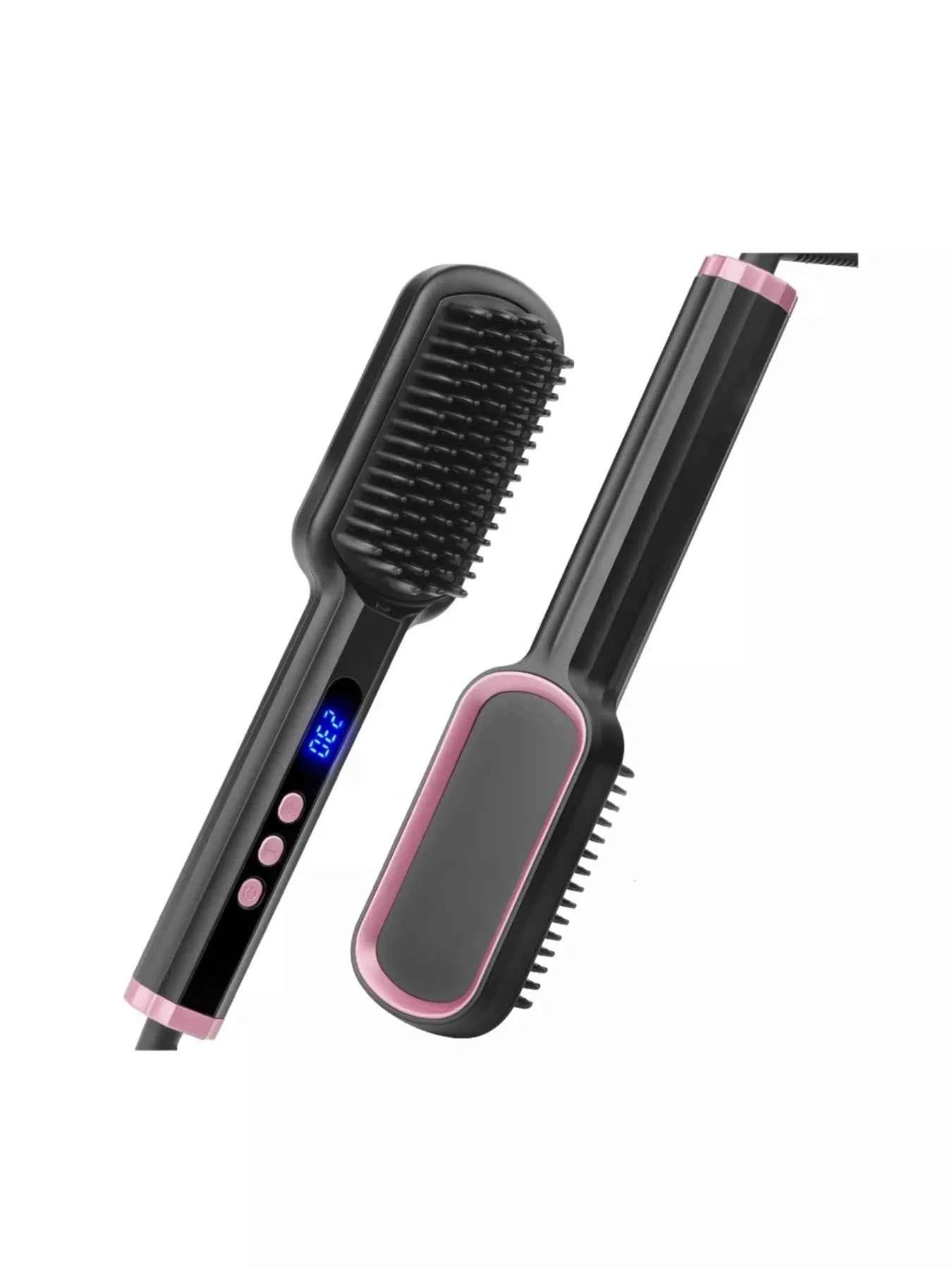 Hair Straightening Comb - Anti-Scald Heated Brush