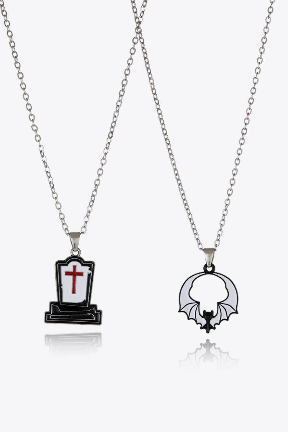 Two-Piece Halloween Theme Necklace Set - Fashions Envy