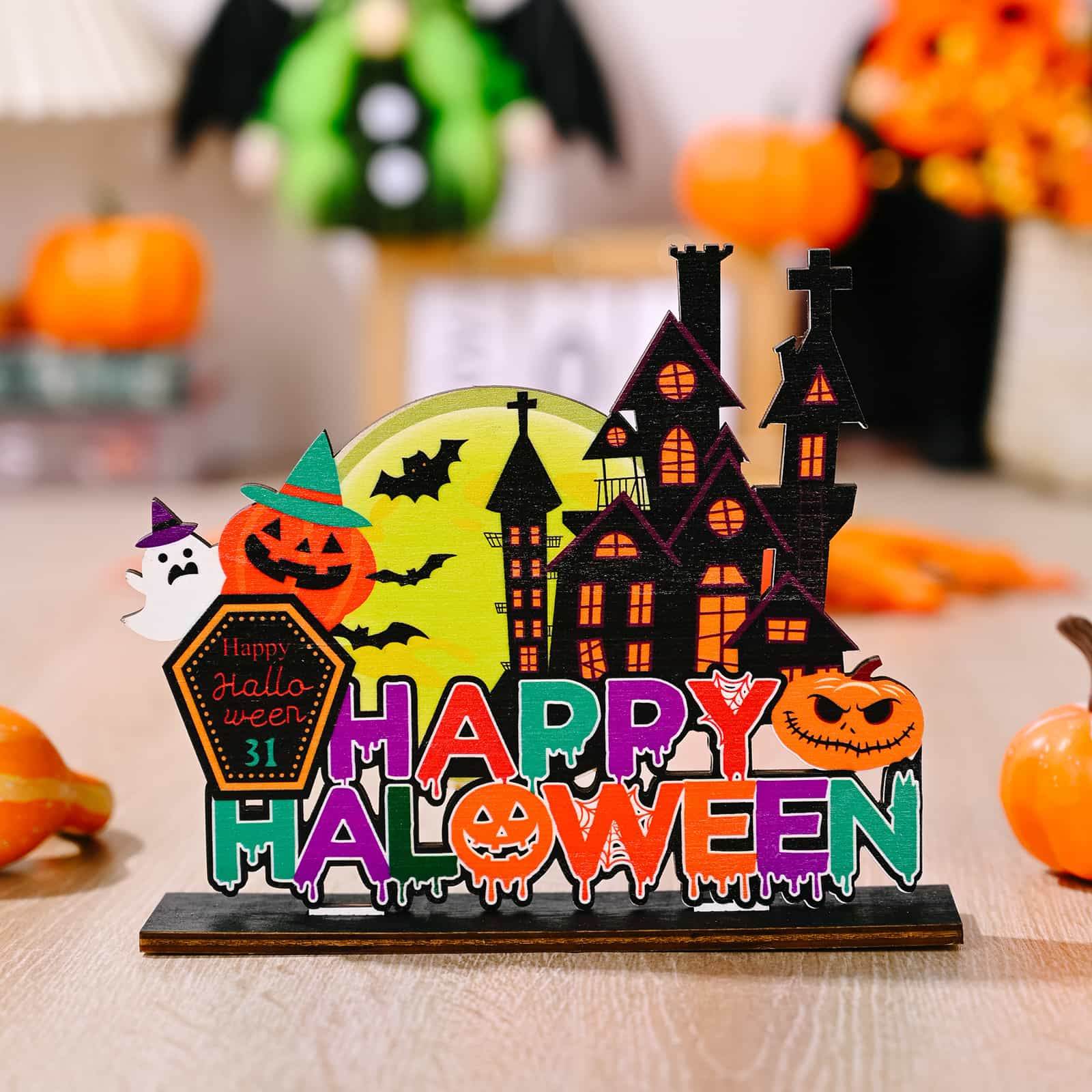 Assorted 2-Piece Halloween Element Ornaments - Fashions Envy