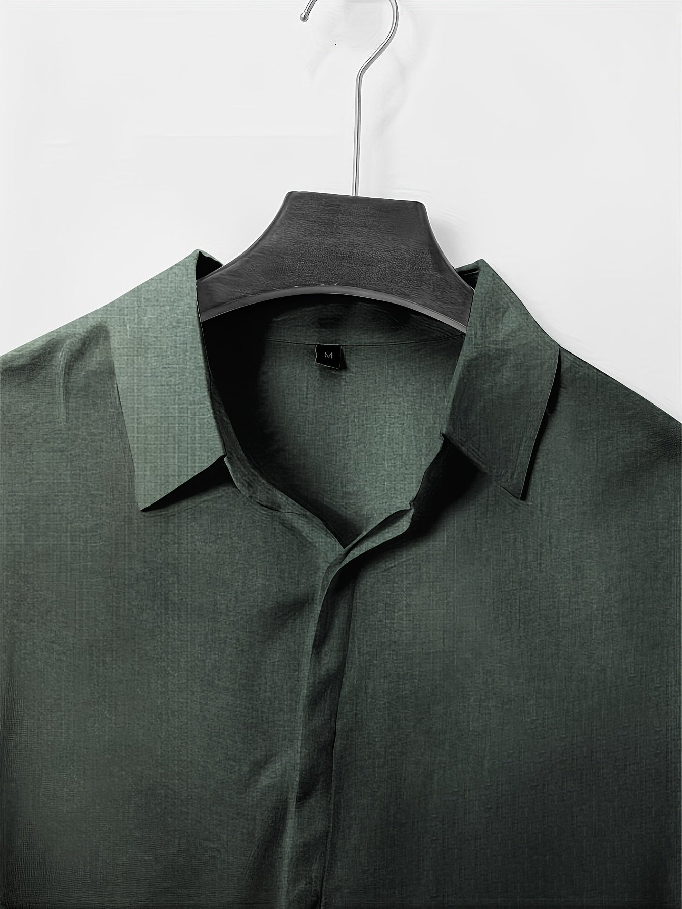 Men's Double Front Hemp Cardigan Short Sleeve High Quality Summer Shirt