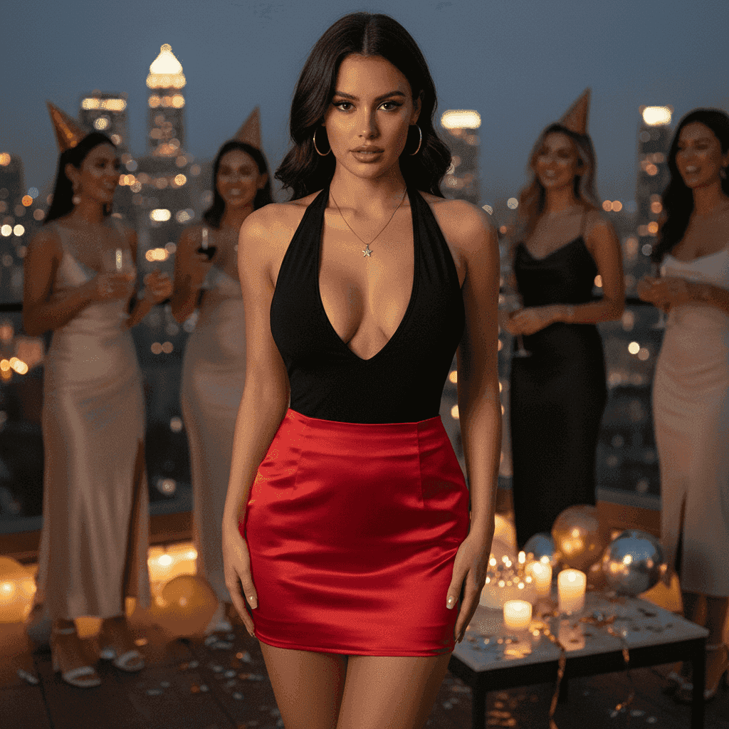 Halter Bodysuit - Backless Deep V-Neck Style - Fashions Envy