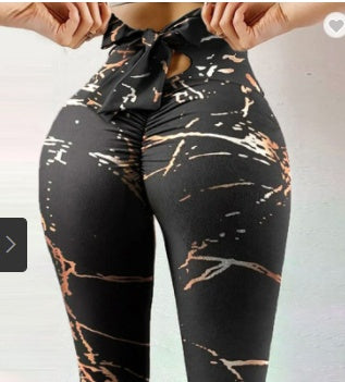 CJ Booty Lifting Leggings in Black with Trendy Design and High Waist Fit