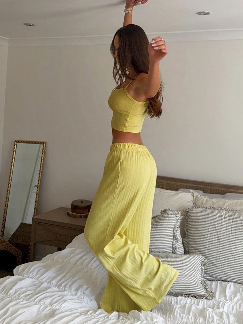 Cami Wide-Leg Pants Set - Two-Piece Outfit