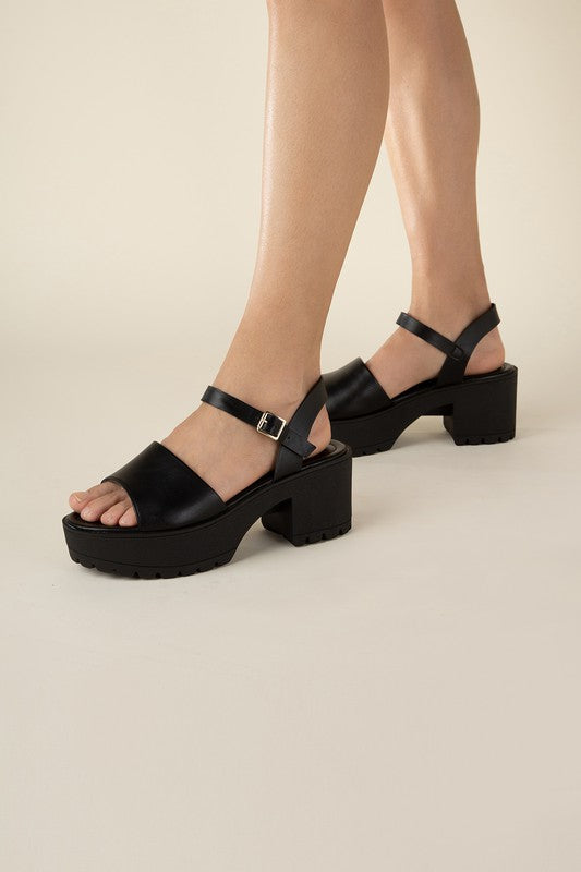 Ankle Strap Platform 2.8" Heel Sandals