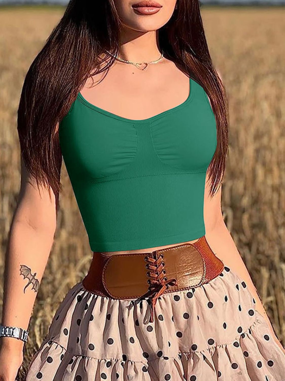 Wide Strap Active Tank - Fashions Envy