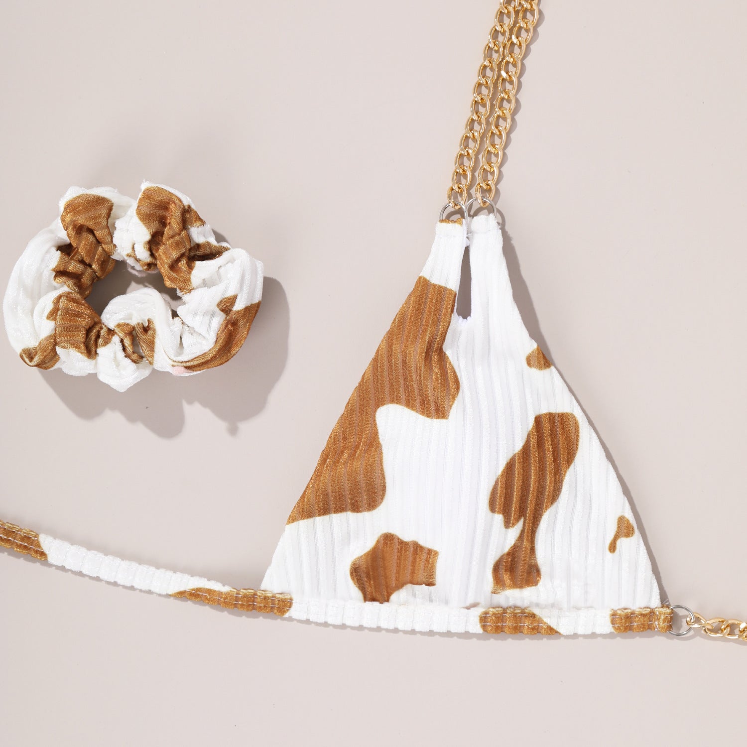 Cow Print Swimsuit - Bold Animal Pattern Style