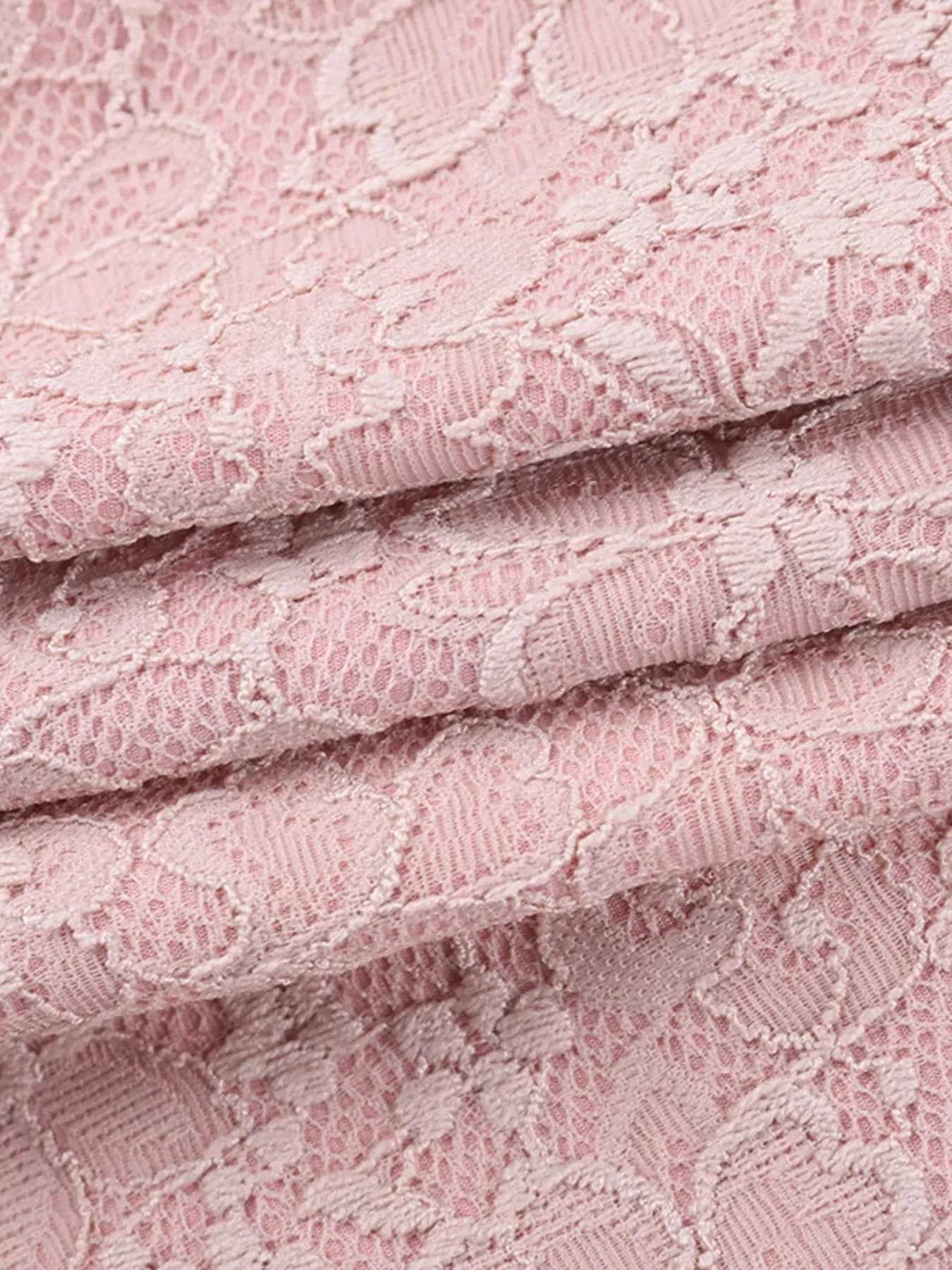 Sweetheart Neck Mini Dress - Wide Strap Lace Detail