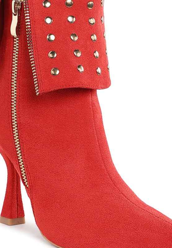 Kolara Studded Foldover Boots