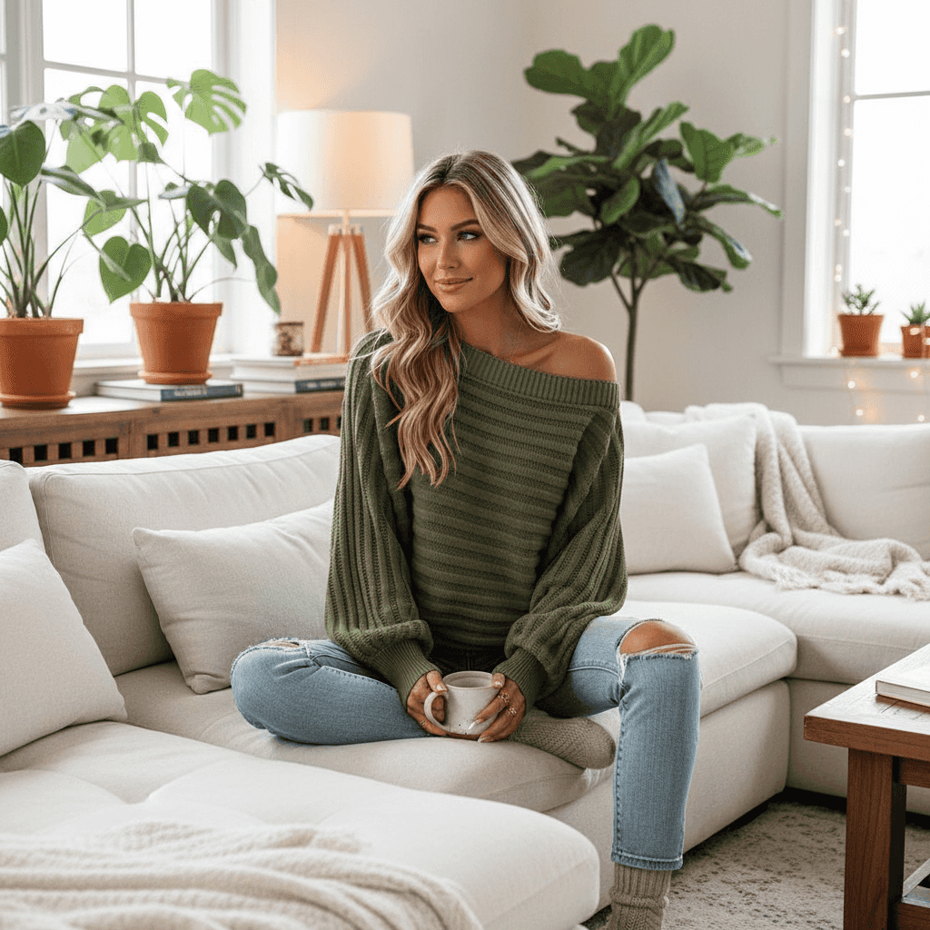 Cozy Home - Olive Green