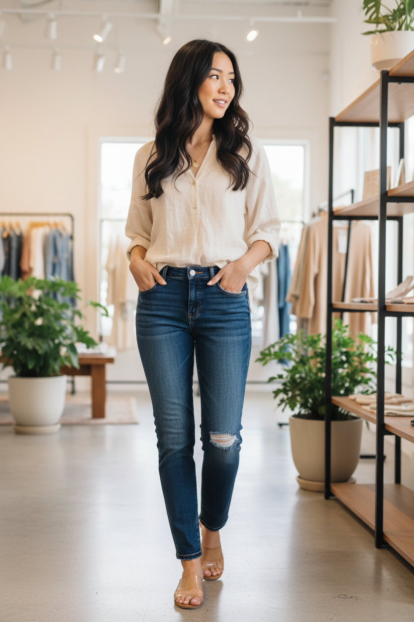 Crop Jeans Lifestyle 2